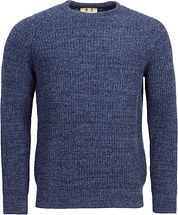 Barbour Pullover Lambswool Knitted Navy