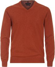 Casa Moda Pullover V-Neck Orange