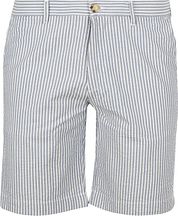 McGregor Shorts Striped Seersucker Medium Blue
