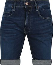 No Excess Denim Short Dark Blue