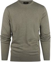 Steppin' Out Pullover Cotton Cashmere Olive Green