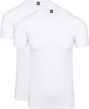 Alan Red Ottawa T-shirt Stretch White 2-Pack