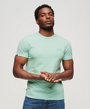 Superdry Classic T Shirt Melange Light Green
