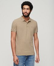 Superdry Classic Polo Shirt Melange Beige