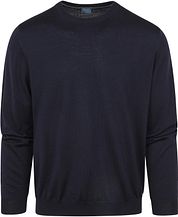 Olymp Pullover O-Neck Wool Dark Blue