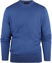 Steppin' Out Pullover Cotton Cashmere Cobalt Blue