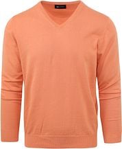 Suitable Pullover Vini V-Neck Orange