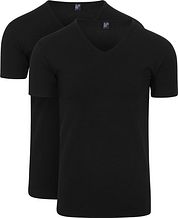 Alan Red Oklahoma T-Shirt Stretch Black (2-Pack)
