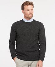 Barbour Pullover Lambswool Black