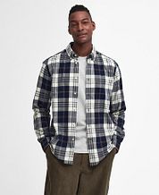 Barbour Edgar Checkered Pane Blue