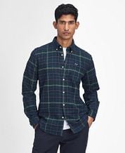 Barbour Kyeloch Shirt Checkered Dark Green