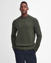 Barbour Grangetown Pullover Wool Olive Green