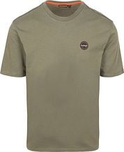 Napapijri Badge T-shirt Olive Green