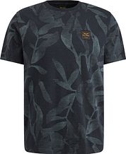 PME Legend T-Shirt Slub Jersey Print Navy