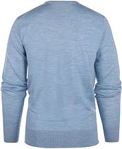 Steppin' Out Pullover V-Neck Merino Wool Sky Blue