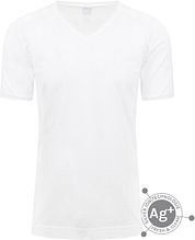 Alan Red T-shirt Oxford White