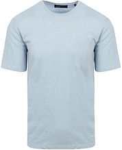 Marc O'Polo T-Shirt Slubs Light Blue