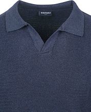Suitable Pullover Riva Structure Melange Navy