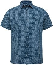 Vanguard Shirt SS Print Dark Blue