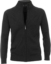 Casa Moda Pullover Zip Anthracite