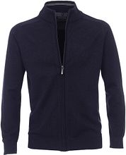 Casa Moda Pullover Zip Dark Blue