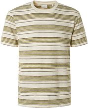 No Excess T Shirt Stripes Cream