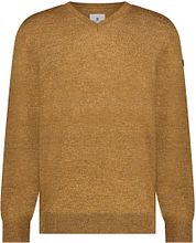 State Of Art Sweater V-Neck Orange Melange