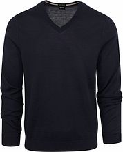 BOSS Pullover Melba Wool Dark Blue