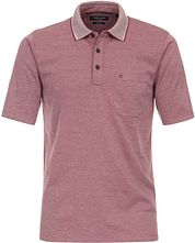 Casa Moda Polo Shirt Stretch Melange Pink