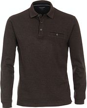 Casa Moda Poloshirt LS Brown
