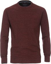Casa Moda Pullover O-Neck Melange Bordeaux