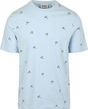 Scotch And Soda T-shirt Print Light Blue