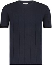 State Of Art Knitted T-Shirt Navy
