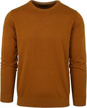 Suitable Oini Pullover O-Neck Ochre Yellow