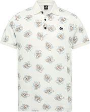 Vanguard Polo Shirt Print Ecru