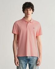 Gant Shield Piqué Polo Shirt Pink