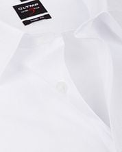 OLYMP Level 5 Body Fit Short Sleeve Shirt White