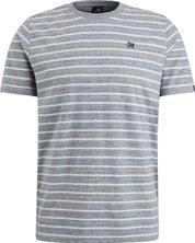 Vanguard T-Shirt Strepen Grijs Blauw