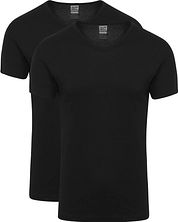 Alan Red Vancouver T-Shirt V-Neck Black 2-Pack