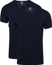 Alan Red Vancouver T-Shirt V-Neck Navy 2-Pack