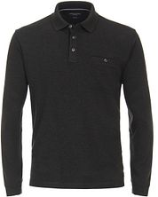 Casa Moda Poloshirt Long Sleeves Anthracite