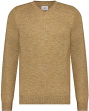 State Of Art Sweater V-Neck Beige Melange
