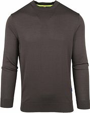 Suitable Pipa Tech Pullover Dark Green O-Neck