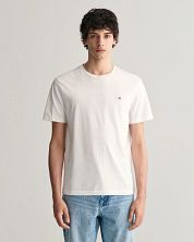 Gant T-shirt Shield Logo White