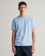 Gant T-shirt Shield Logo Light Blue