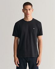 Gant T-shirt Shield Logo Black
