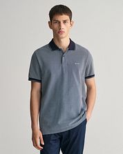 Gant Shield Oxford Piqué Polo Shirt Navy
