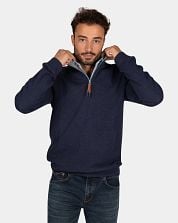 NZA Half Zip Sweater Samuel Navy