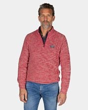 NZA Half Zip Sweater Drake Red