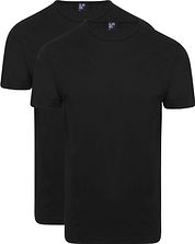 Alan Red Derby O-Neck T-Shirt Black (2Pack)